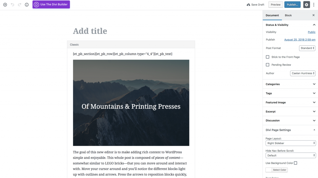 wordpress gutenberg tutorials screenshot