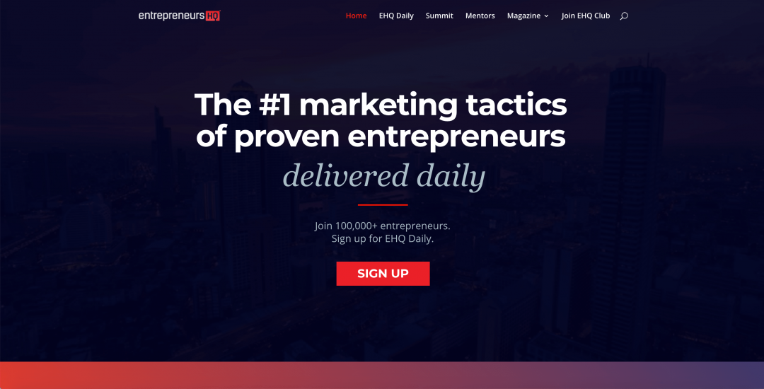 10 Great Homepage Examples of Above-The-Fold CTAs - Stellar Platforms